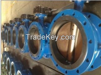 double flange butterfly valve