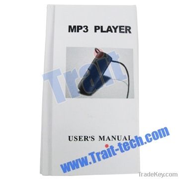 MINI 2GB, 4GB Water Resistant Necklace MP3 Player Black