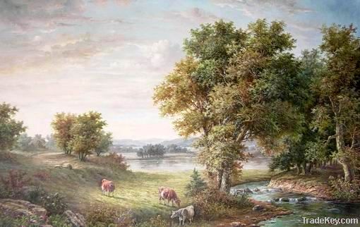 supply oil painting craft classical landscape