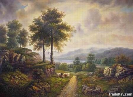 supply oil painting craft classical landscape