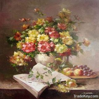 supply oil painting craft art classcial flowers