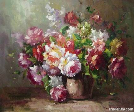 supply oil painting craft art classcial flowers