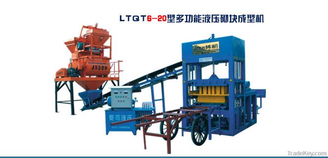 Sell 6-20 semi-automatic block machine