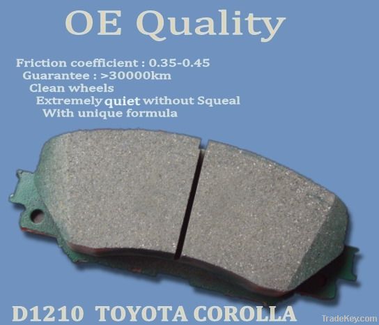 Brake Pads Corolla