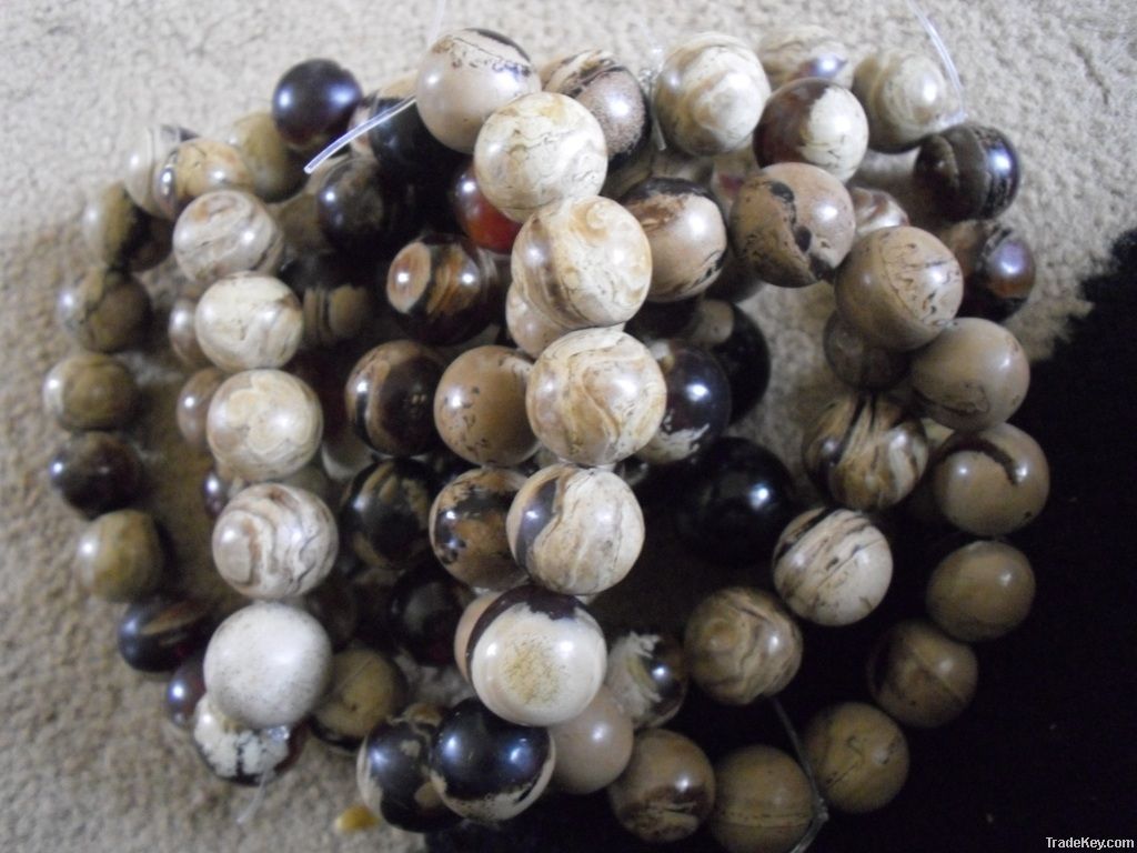 Beads White Amber