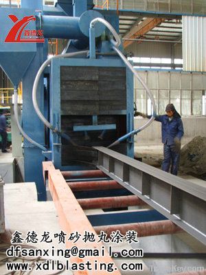 H Beam Shot Blasting Machine for Steel Beam and Pipes