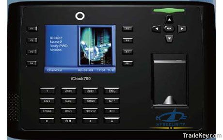 IClock700 time attendance and access control terminal