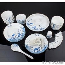 56pcs bone china dinnerware sets
