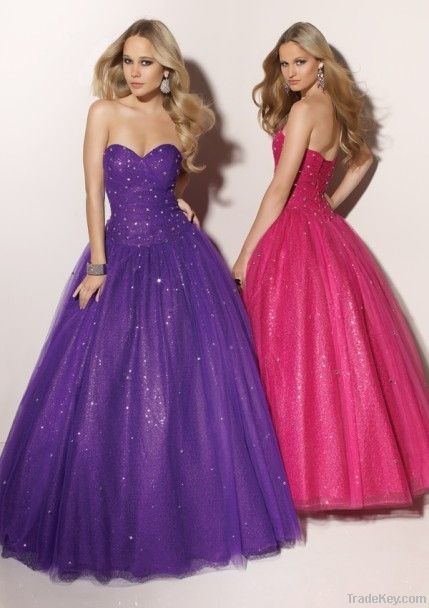 Simple Sweetheart Long Prom Dress