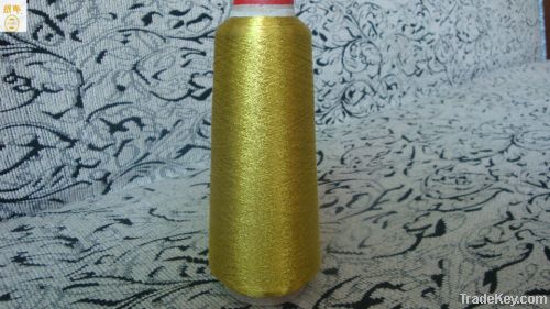 MS-ype pure gold polyester meatllic yarn