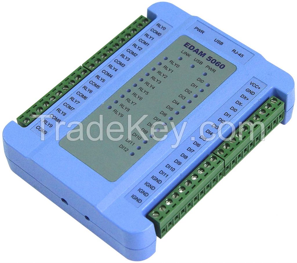 10-ch Relay and 12-ch Isolated Digital Input Module