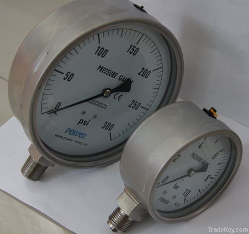 All SS pressure gauge