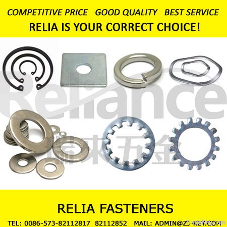 Flat Washer, Spring Washer, Square Washer, Tooth Washer, Wave Washer