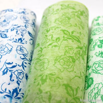 Fabric Floral Wrapping Paper