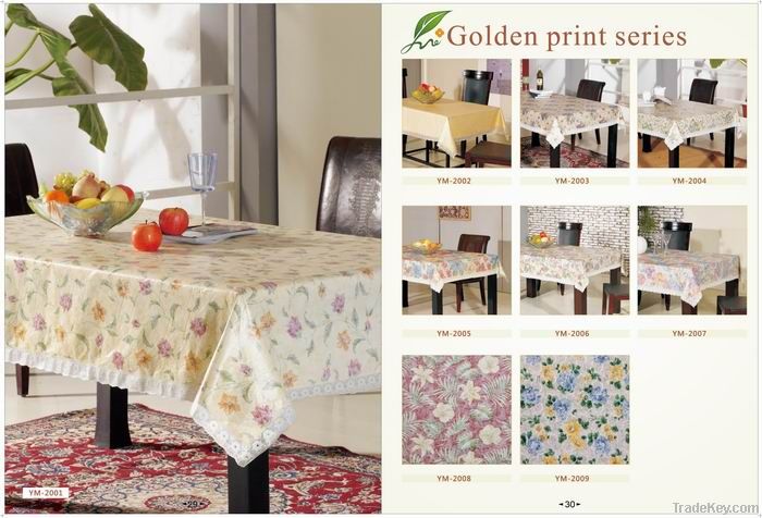 Tablecloth-Golden printed