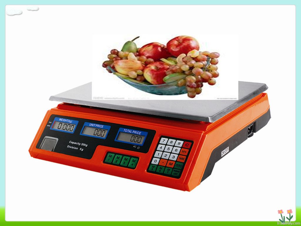 Electronic digital scales price computing scale