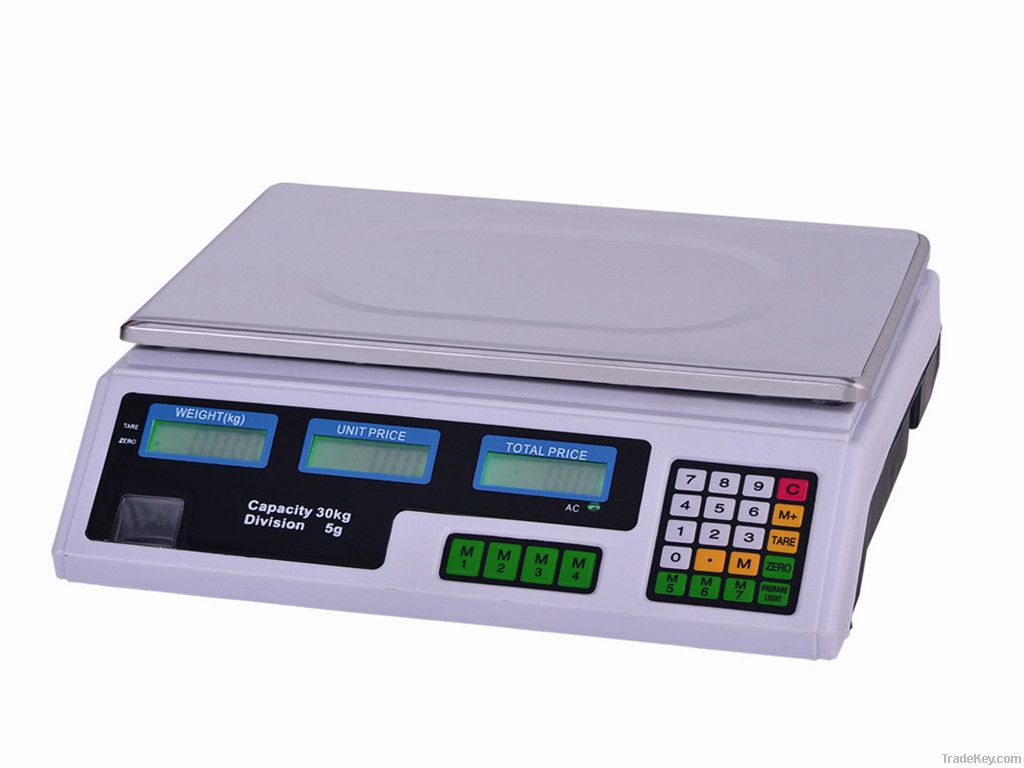 Electronic digital scales price computing scale
