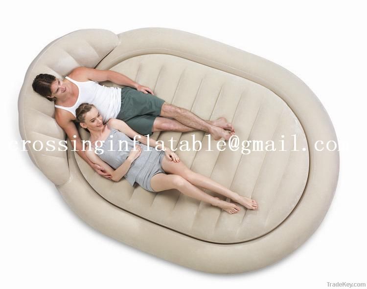 round inflatable bed, inflatable bed mattress