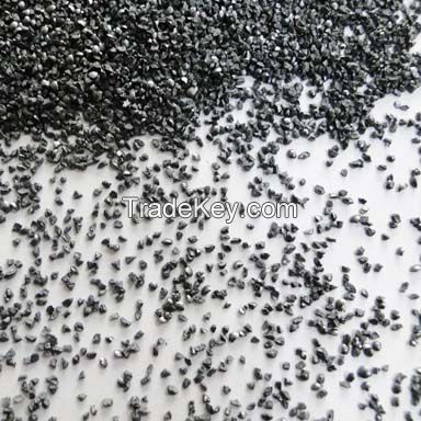 Shot  peening  steel   grit   with  high  carbon