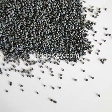 Shot  peening  steel   grit   with  high  carbon