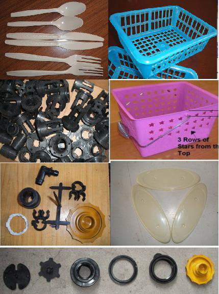 injected plastic products