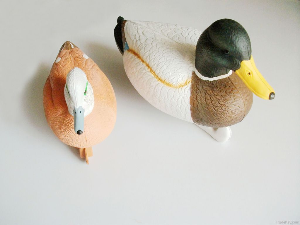 Mallard duck decoy for hunting and ornament