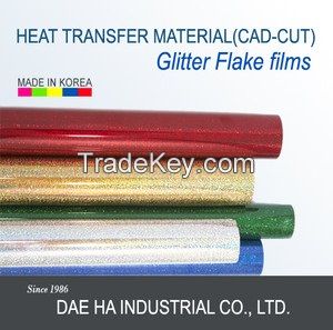 Glitter heat transfer vinyl