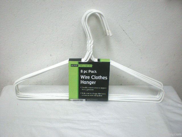 Wire cloth hanger