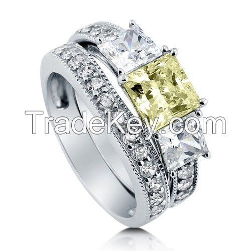 [Hot Sale] 925 Sterling Silver Ring of latest wedding ring designs of silver ring
