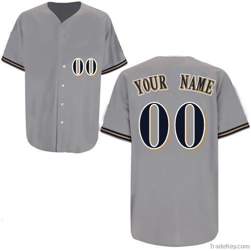 Brewers AwayAny Name Any # Custom Baseball Jersey Uniforms