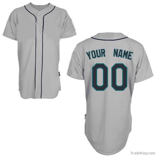 Mariners Away Any Name Any # Custom Baseball Jersey Uniforms