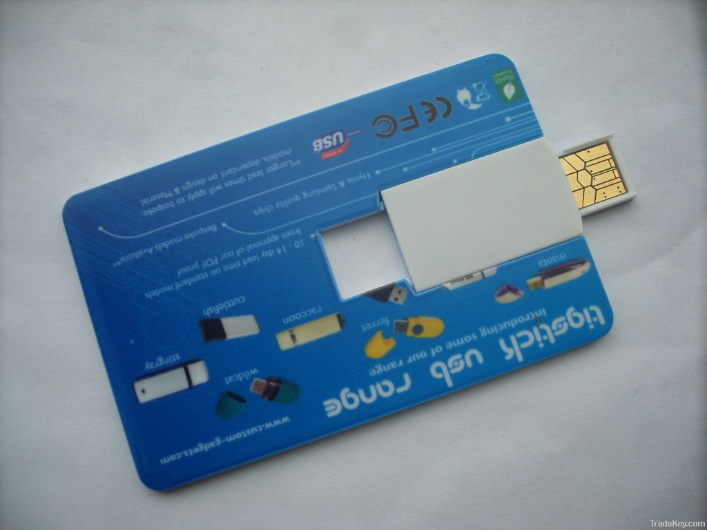 credit card USB flash drive