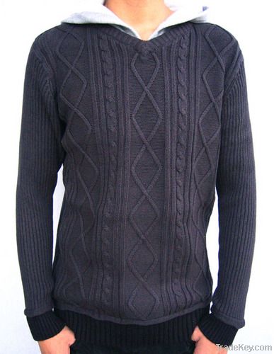 Men pullover knitting sweater