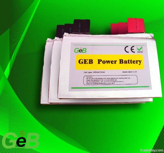 3.2V 20Ah LiFePo4 Rechargeable Battery Cell For EV