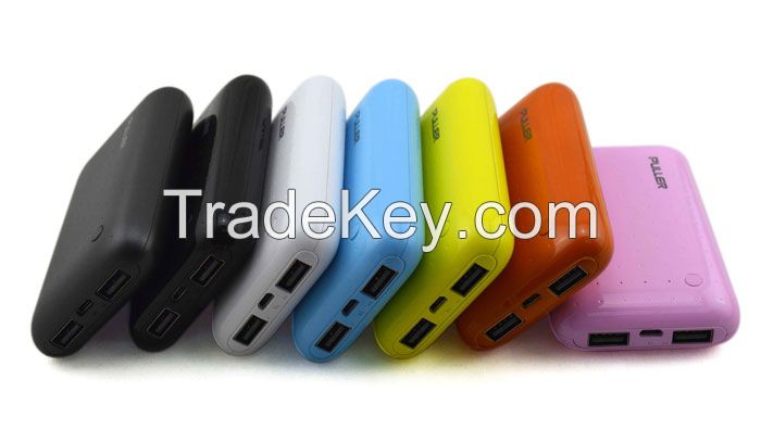 2 USB outputs 6000mAh power bank portable charger