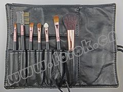 7pcs Processional Makeup/Cosmetic Brush Set With Black Small Case CB05016