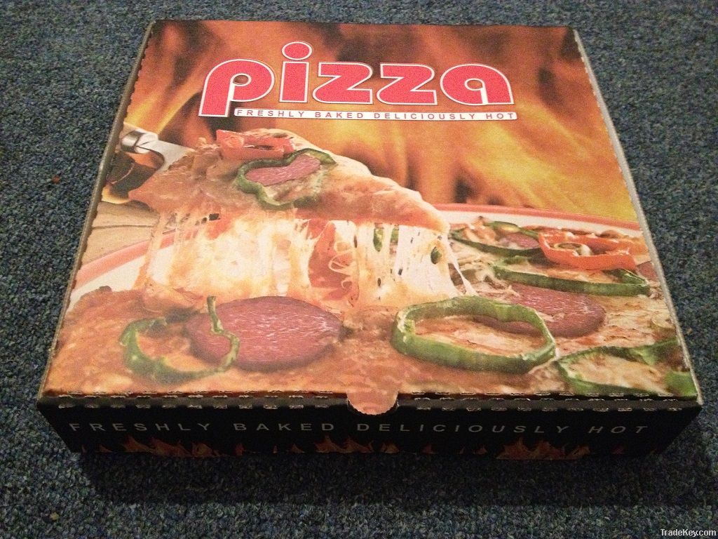 full  colour pizza  boxes