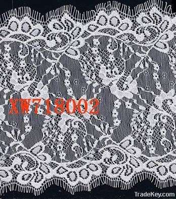 eyelash lace, non-stretch lace, 100% nylon lace