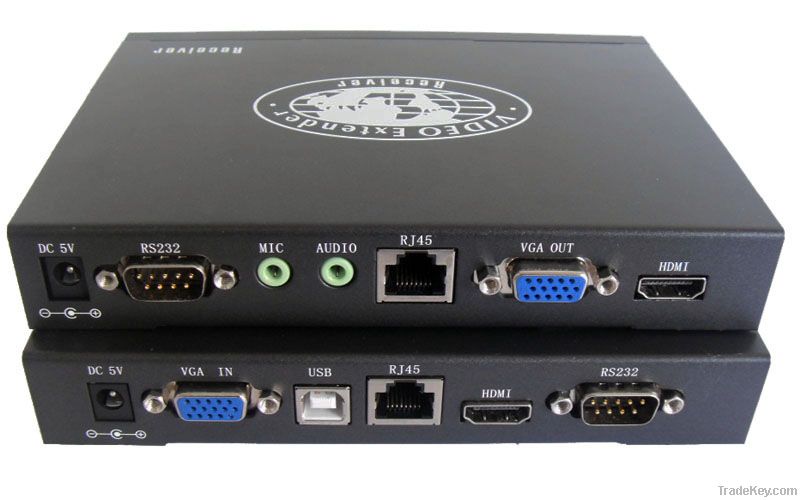 VGA/USB/RS232/HDMI/AV extender over Cats 5 e