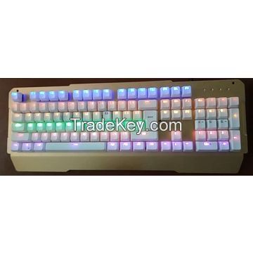 Mechanical keyboards with mixing light function