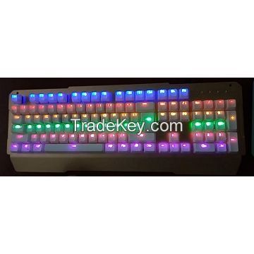 Mechanical keyboards with mixing light function