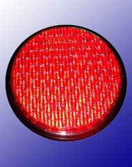 12 Inches Diameter Full Ball Amber Color LED Traffic Light