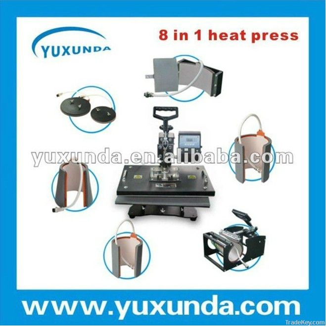 8 in 1 heat press machine