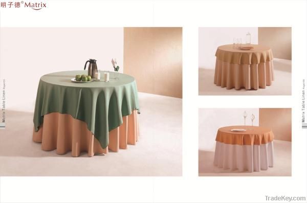 100% polyester Jacqurad table cloth