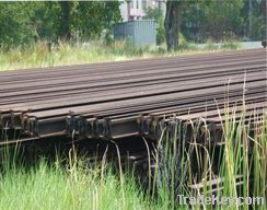 Steel rails. Iron ore.