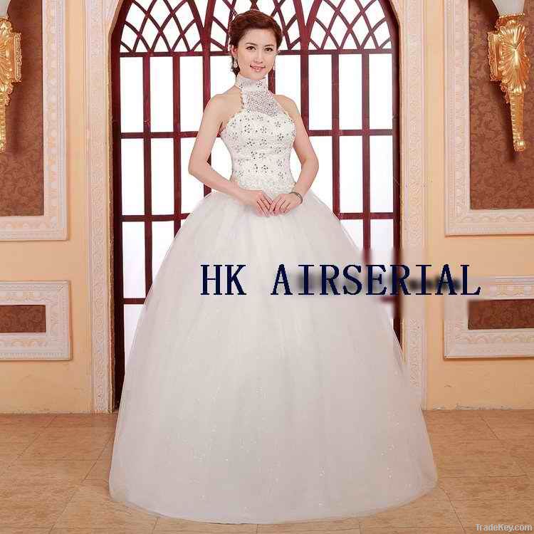 2013 top new wedding dress-Halter