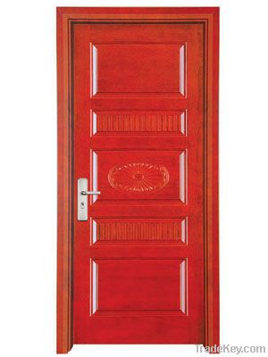 2012 Newest Plain Solid Wooden Door