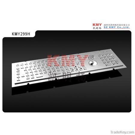 Industry computer metal keyboard for Kiosk