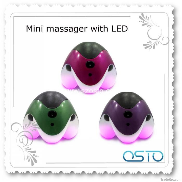 colorful mini massager with led