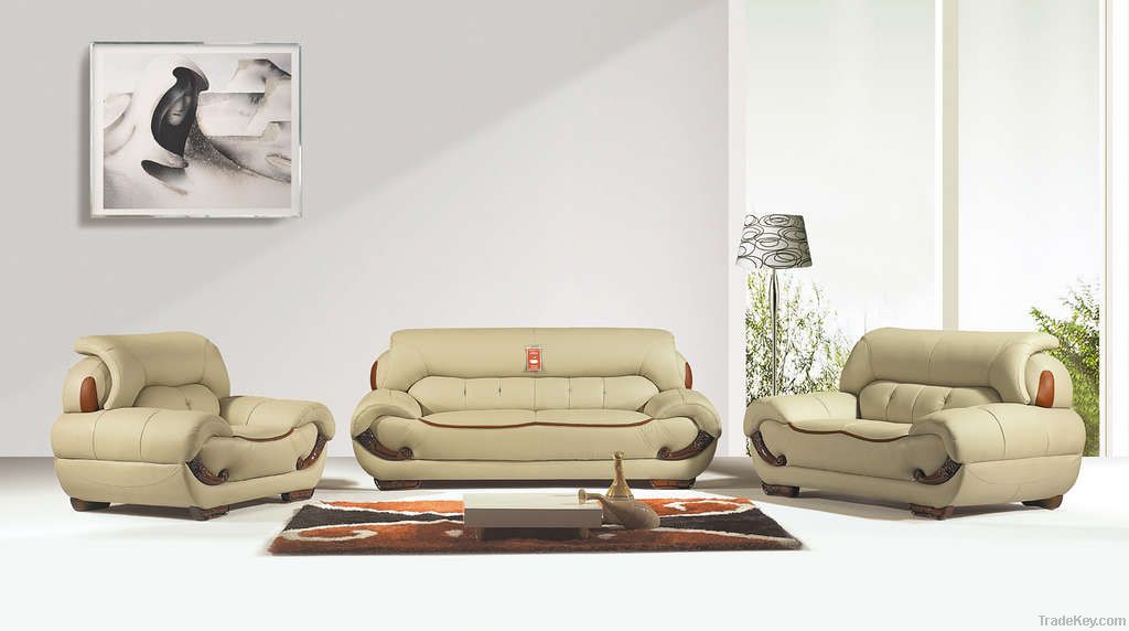 Qualified leathersectional sofa/factory offer-A83
